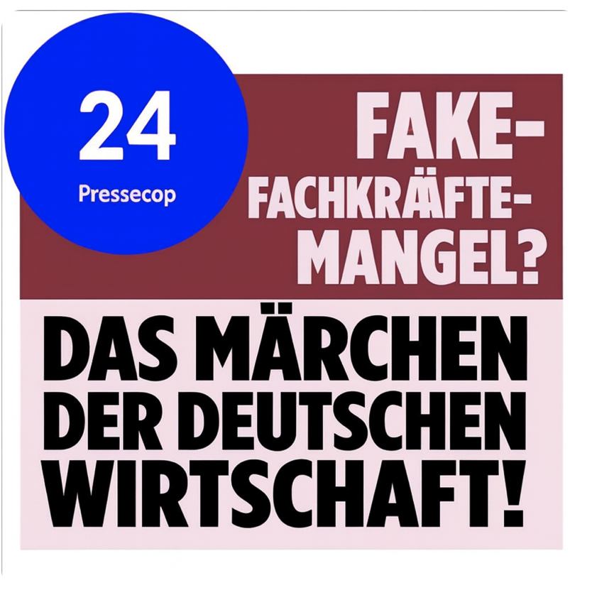 „DER  FAKE-Fachkräftemangel? Das Märchen der  deutschen  Wirtschaft!“