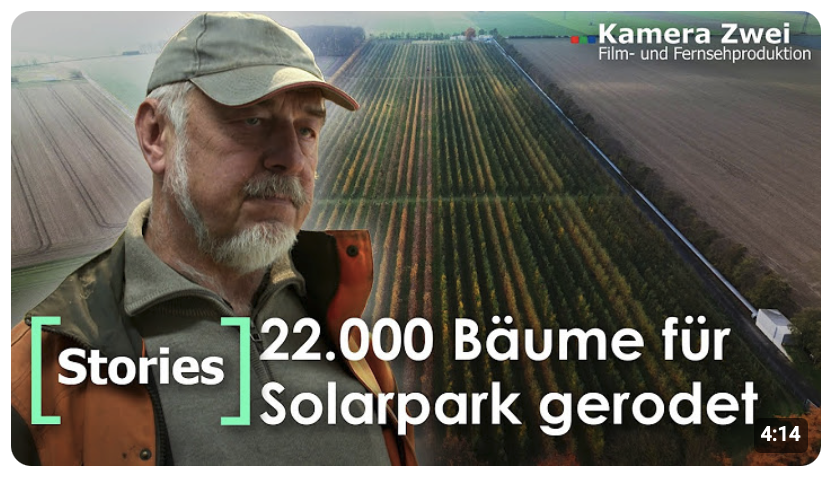 Obstbauer muss 22.000 Bäume für neuen Solarpark fällen