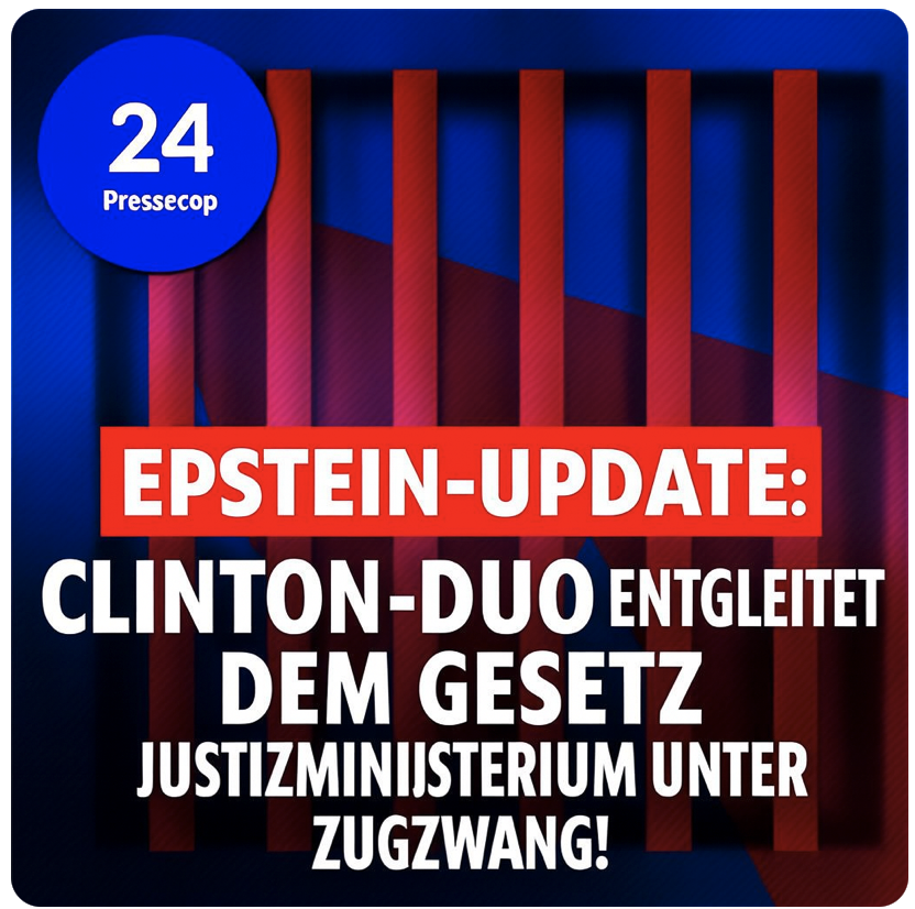 Epstein-UPDATE: Clinton-Duo entgleitet dem Gesetz – Justizministerium jetzt unter Zugzwang!