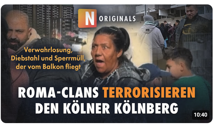 Roma-Clans terrorisieren Kölnberg! Verwahrlosung, Diebstahl und Sperrmüll, der vom Balkon fliegt 