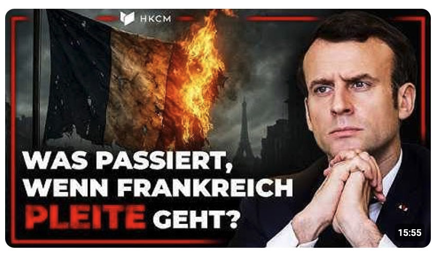Wenn Frankreich fällt, zahlen wir alle – deutsche Sparer in höchster Gefahr!