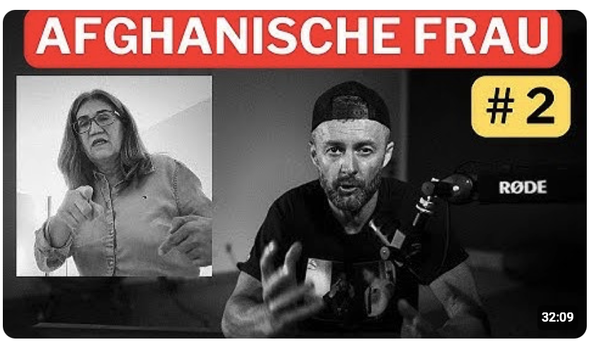 Afghanische Frau bricht ihr Schweigen und redet Klartext!
