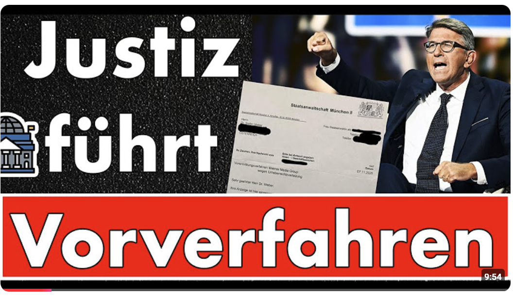 Eine Frage der Zeit! Weimer kommt nicht ungeschoren davon – STA MUC II leitet Vorermittlungen ein!