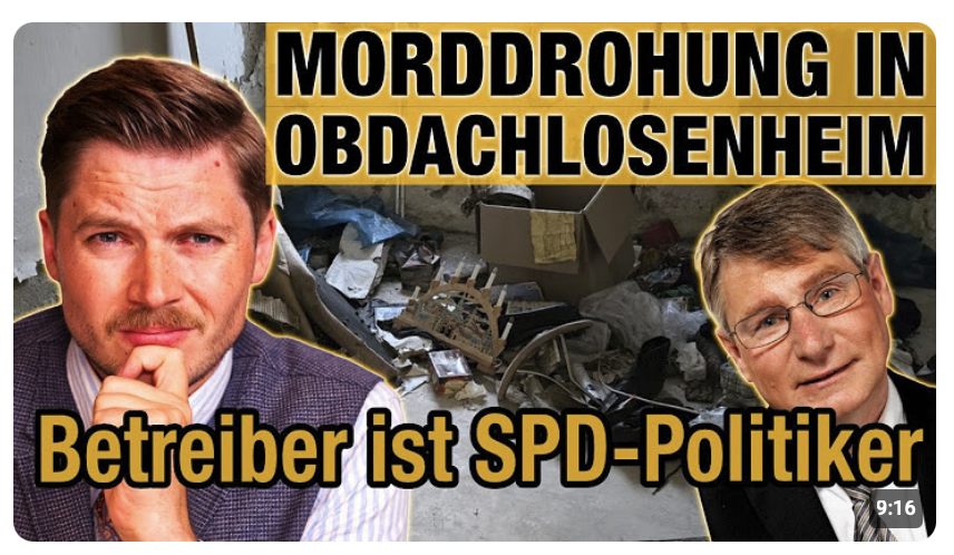 Morddrohung in Schweriner Obdachlosenheim – Betreiber ist SPD-Politiker!