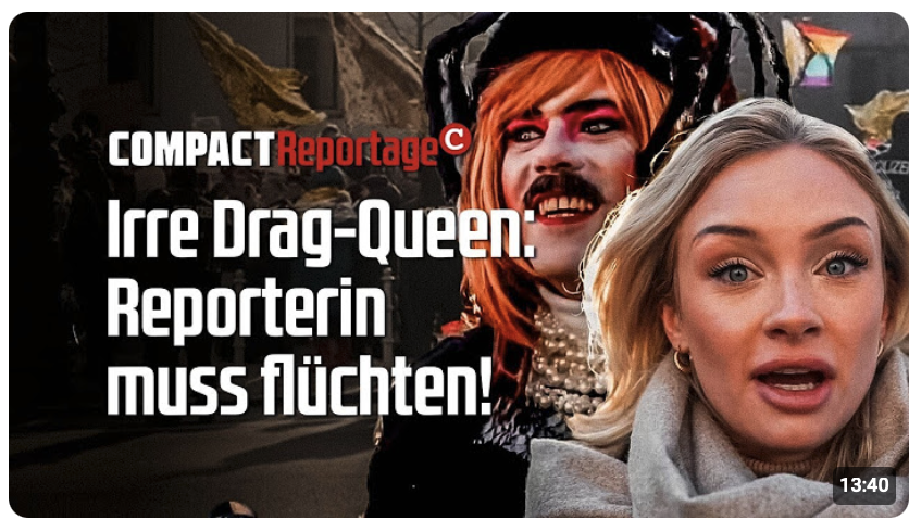 Drag für Kinder? Reporterin muss flüchten!