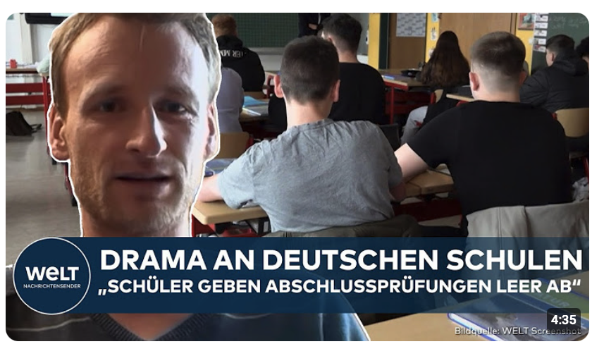 DEUTSCHLAND: Drama an Schulen nimmt zu! Lehrer äußert sich zur Lage der Schüler und Eltern