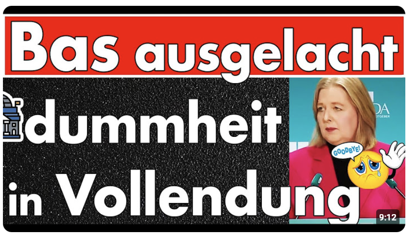Lachen ausdrücklich erlaubt! Ministerin unfassbar peinlich – Arbeitgeber quittieren mit Lacher!