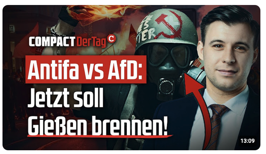 Antifa vs AfD: Jetzt soll Gießen brennen!