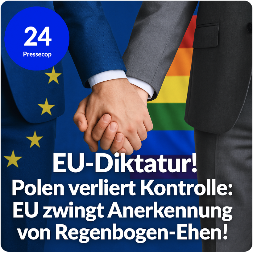 EU-Diktatur! Polen verliert Kontrolle: EU zwingt Anerkennung von Regenbogen-Ehen!