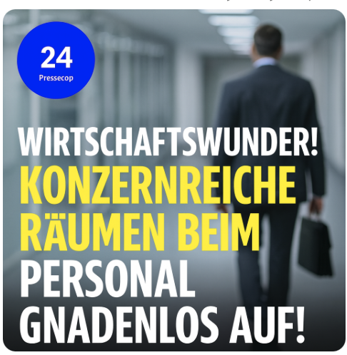 Konzernreiche räumen gnadenlos auf!
