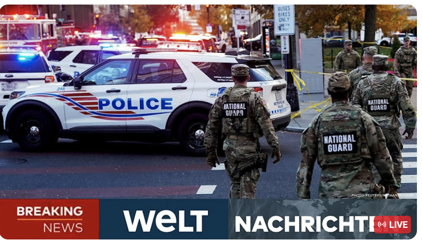 WASHINGTON: „Terrorakt!“ Gezielter Angriff! Schütze sieht Soldaten und feuert sofort los! LIVESTREAM