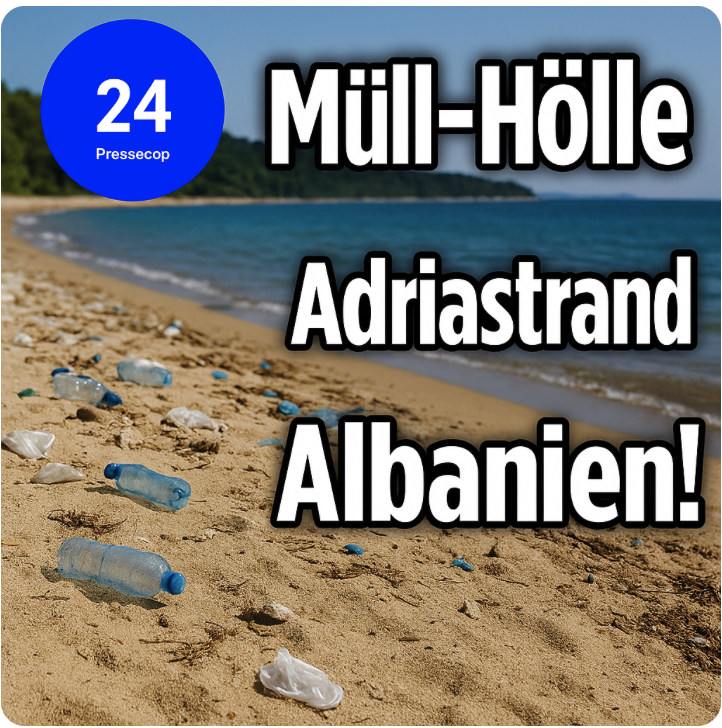 Albanien: Müll-Hölle am Adriastrand!