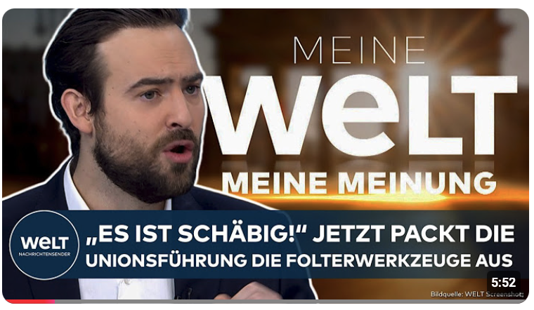 DEUTSCHLAND: „Es ist schäbig!“ Jetzt packt die Unionsführung die Folterwerkzeuge aus