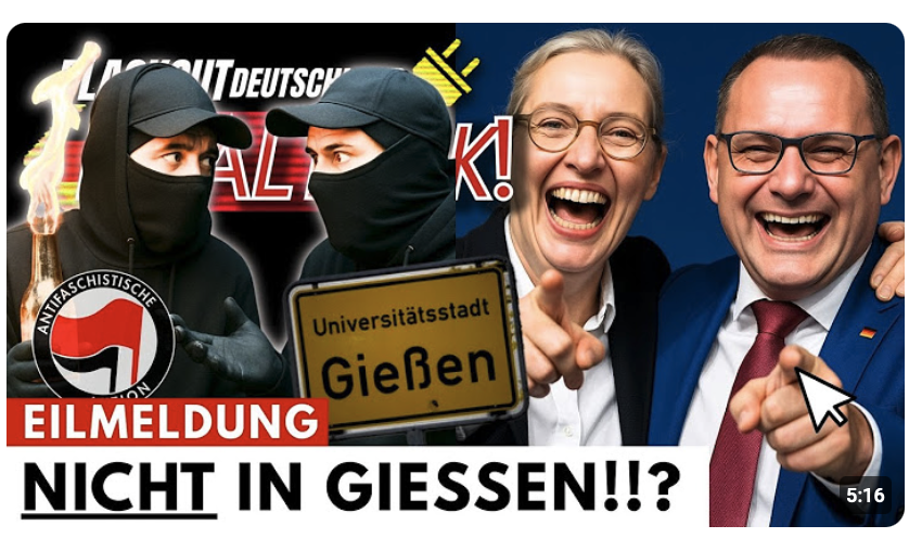 NIEMAND hat DAS kommen sehen! – ANTIFA in leerer Stadt! 