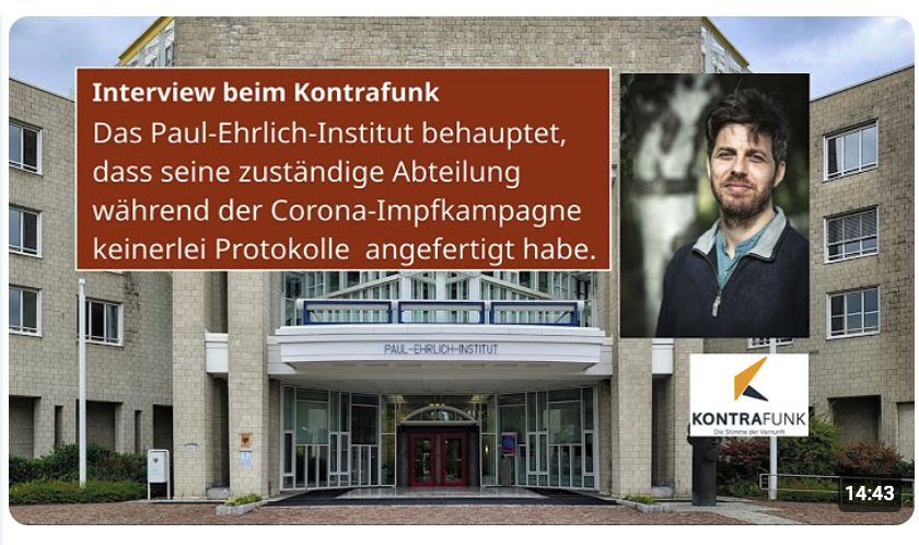Paukenschlag bei Impfsicherheit! Paul-Ehrlich-Institut fertigt angeblich keine Protokolle an.