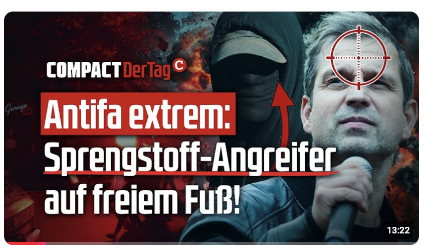 Antifa extrem: Sprengstoff-Angreifer auf freiem Fuß!