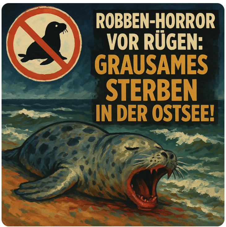 Robben-Horror vor Rügen: Grausames Sterben in der Ostsee!