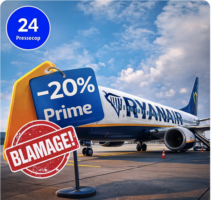 Rabatt-Blamage bei Billigflieger: Ryanair verzockt sich mit Prime-Abo!