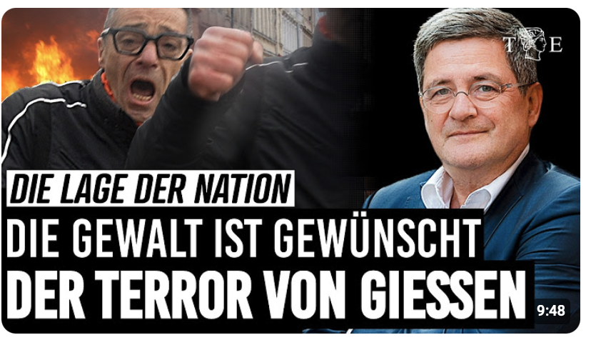 Linksextremisten in Gießen: Gewerkschaften planen die Gewalt | Die Lage der Nation mit Roland Tichy