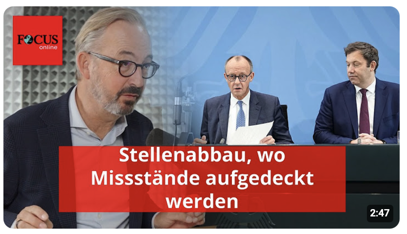 Die Regierung spart ausgerechnet bei denen, die ihren Ausgabenrausch überwachen!