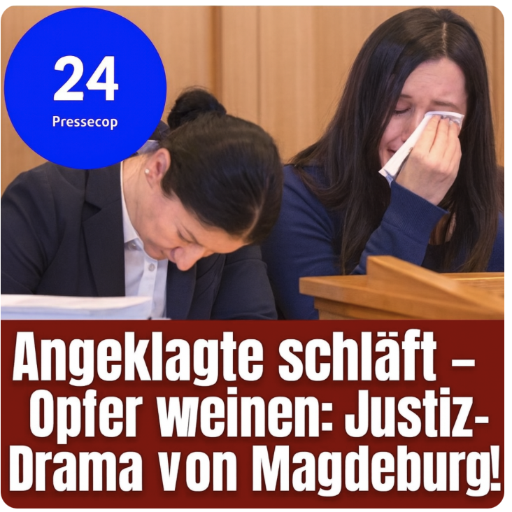 Angeklagte schläft – Opfer weinen: Justiz-Drama von Magdeburg