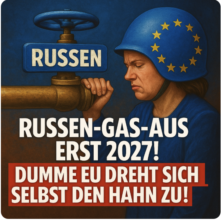 Russen Gas-Aus als Risiko: EU dreht sich selbst den Hahn zu!
