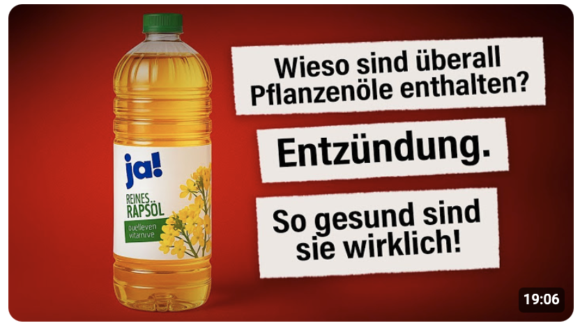Die dunkle Wahrheit über Pflanzenöle