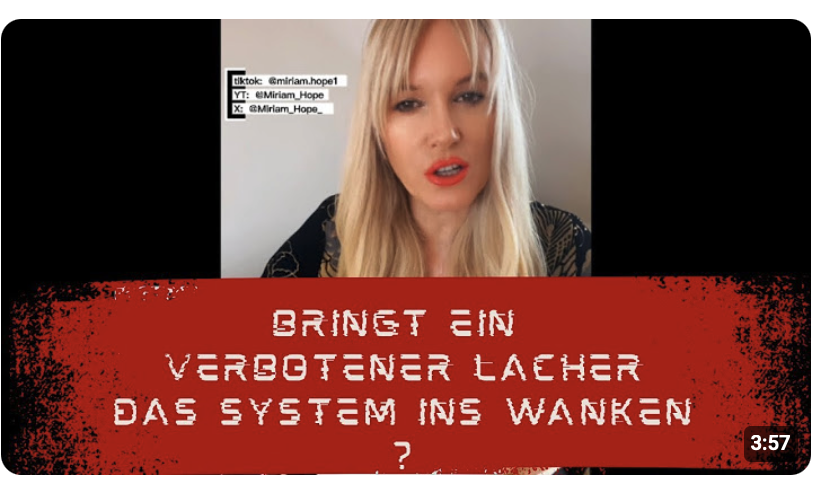BRINGT EIN LACHER DAS SYSTEM INS WANKEN