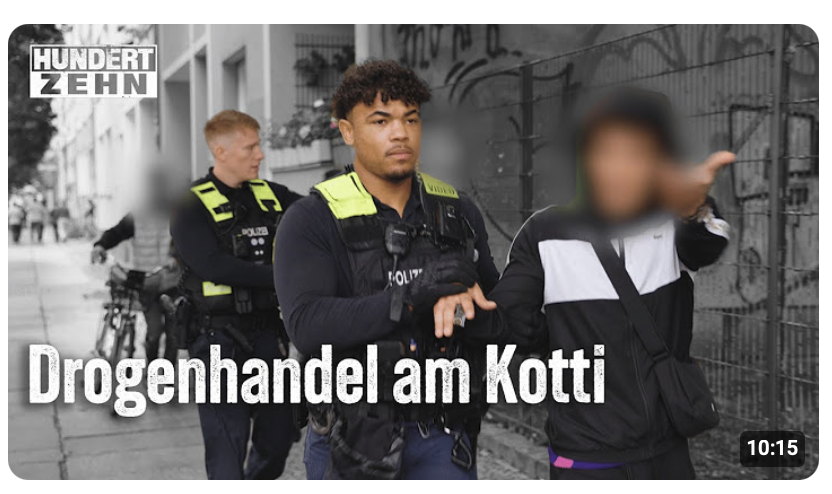 Berliner Polizei auf Streife am Brennpunkt | HUNDERTZEHN