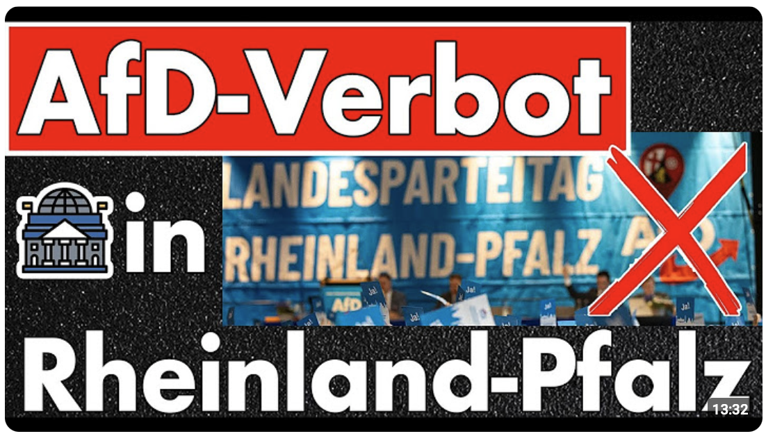AfD-Mitglieder sind pauschal ausgeschlossen! AfD-Verbot durch die Hintertür! Verfassungsbrecher!