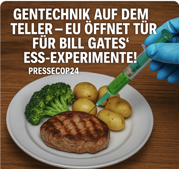 Skandal-Gentechnik auf dem Teller – EU öffnet Tür für Bill Gates’ Ess-Experimente!