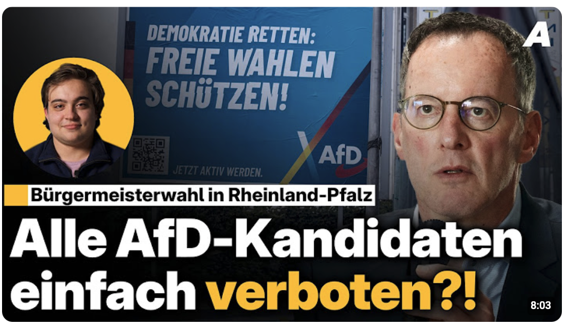 AfD soll von der Demokratie ausgeschlossen werden |