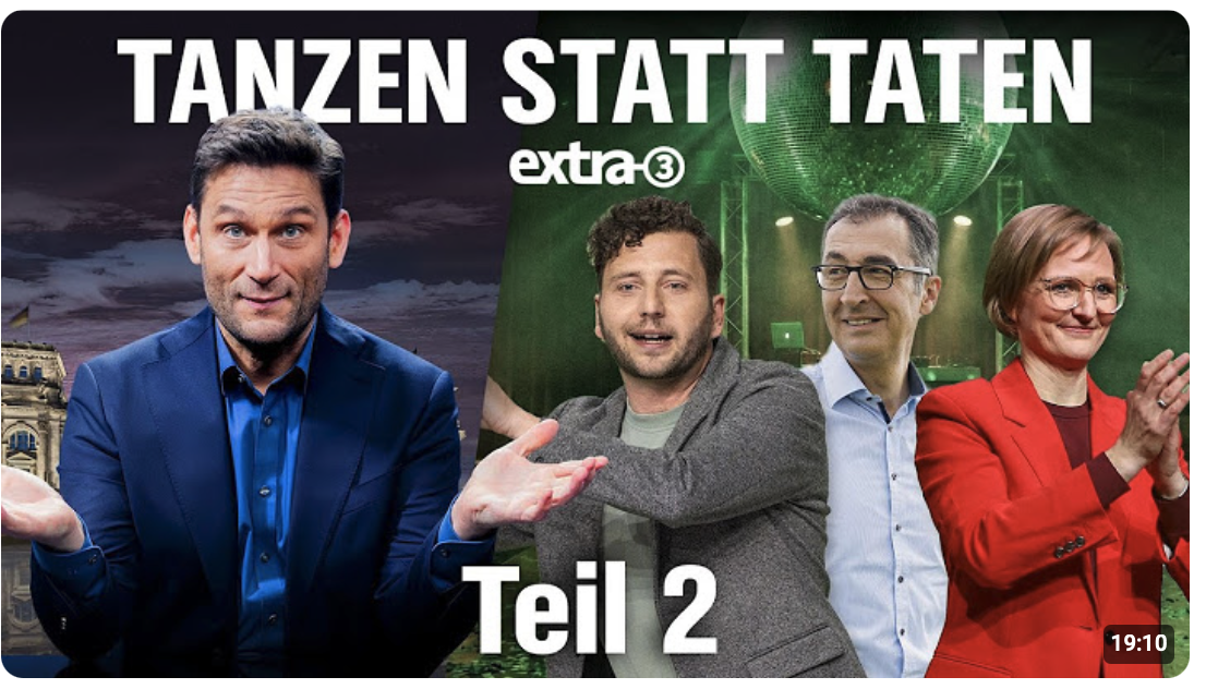 Die Grünen: Zwischen Krise und Konfetti | Jahresrückblick 2025 mit Oliver Kalkofe | extra 3 vom 04.1