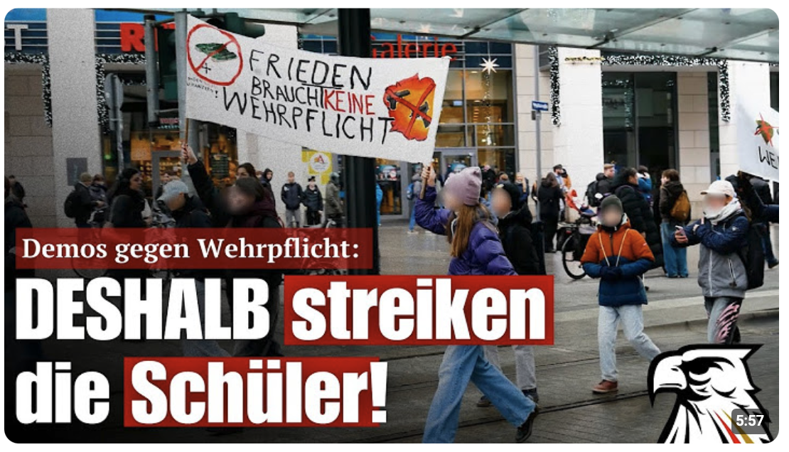 Demos gegen Wehrpflicht: DESHALB streiken die Schüler!