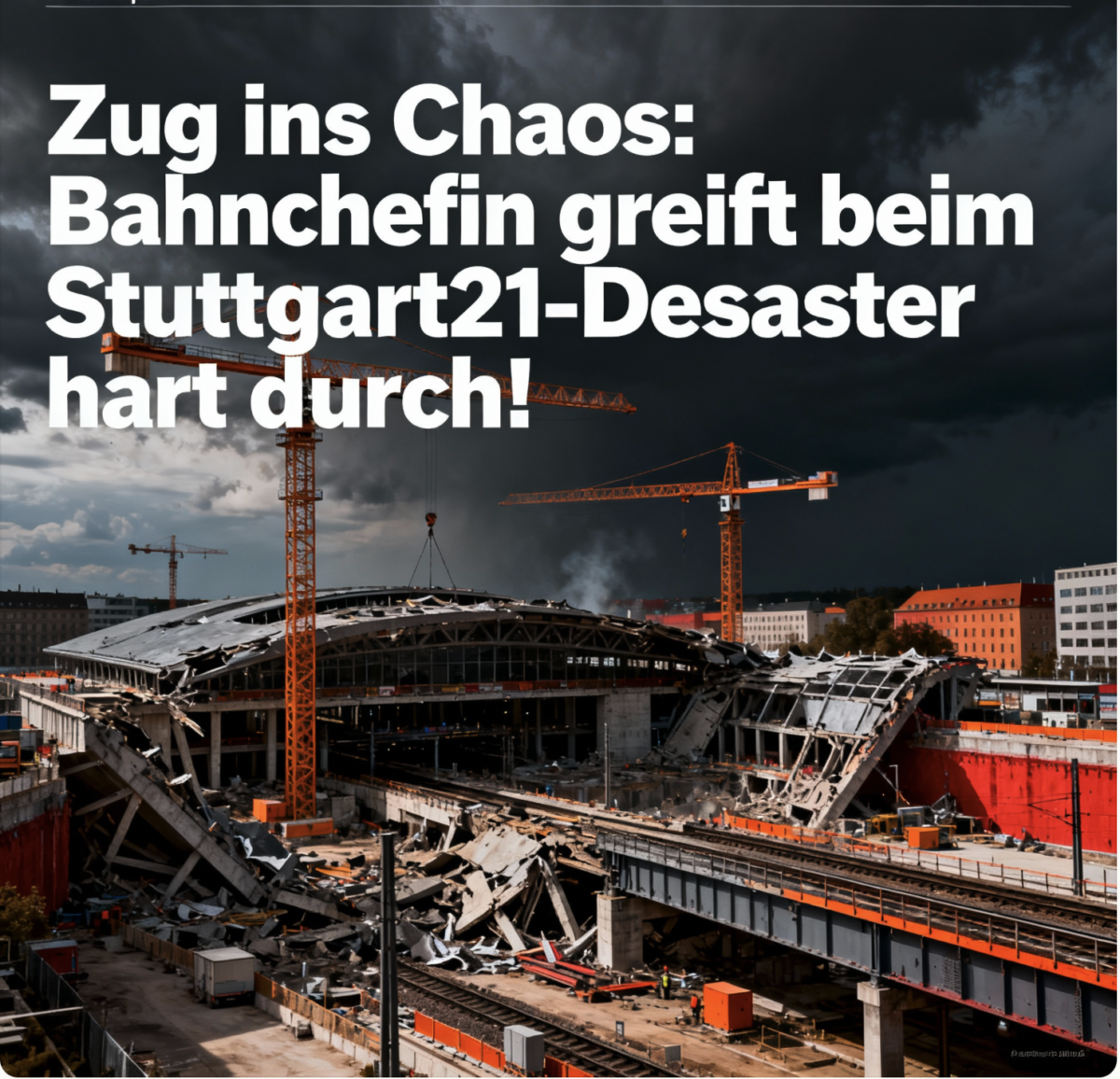 Zug ins Chaos: Bahnchefin greift beim Stuttgart-Desaster hart durch