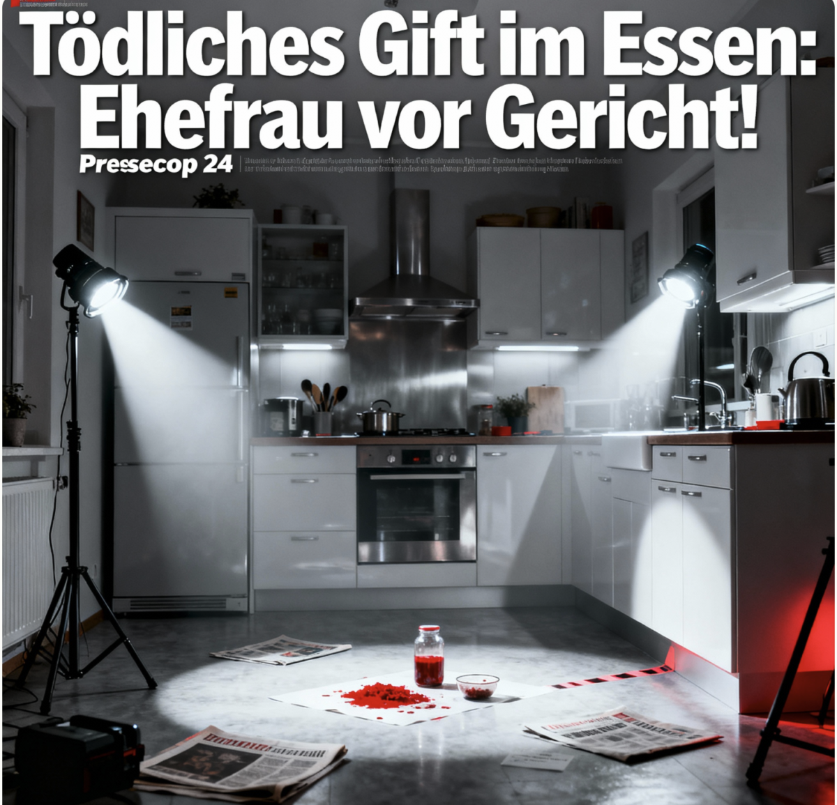 Tödliches Gift im Essen: Ehefrau vor Gericht!