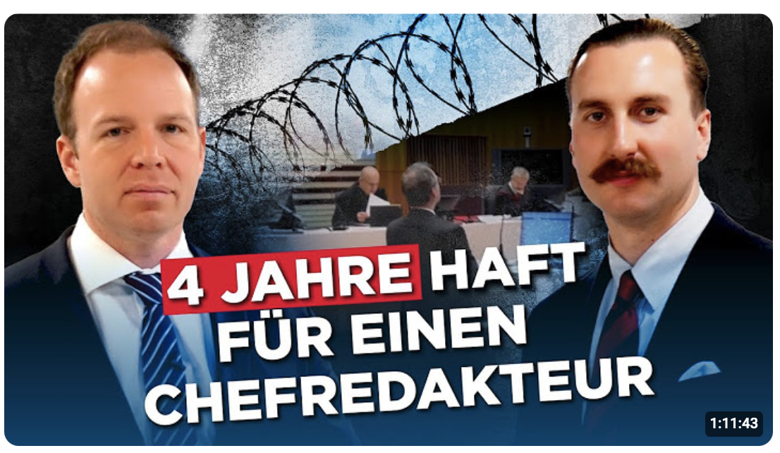 Von der Leyens Kampf gegen „Desinformation“ und 4 Jahre Haft für einen Chefredakteur