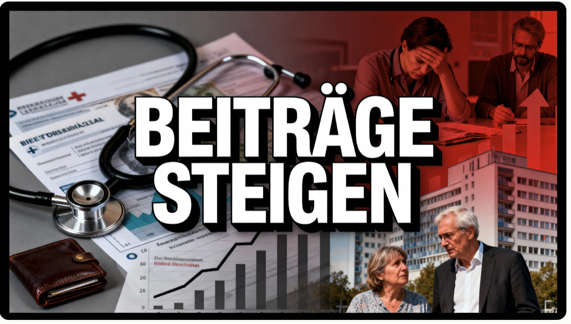 Gesetzliches Krankenkassen-Desaster: Beitragsexplosion droht trotz Regierungs-Versprechen!
