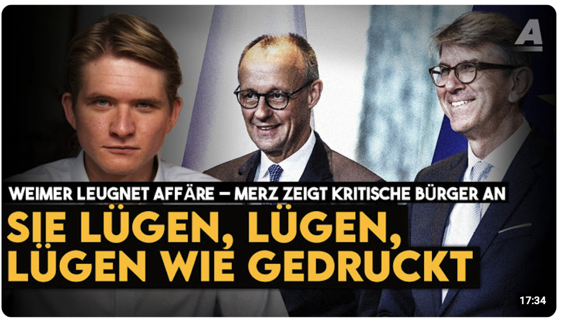 Weimers Moment kurz vor dem K.O. +++ Merz‘ Anzeigen-Eskalation