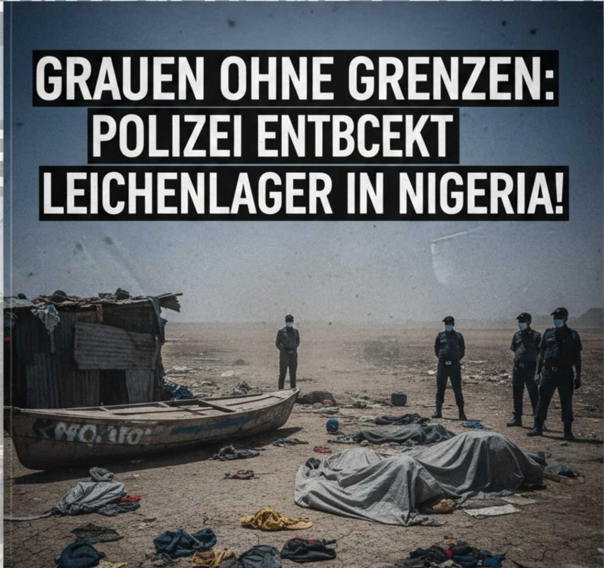 Grauen ohne Grenzen: Polizei entdeckt Leichenlager in Nigeria!