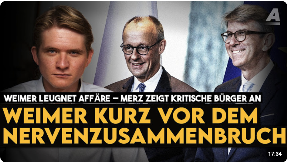 Weimers Moment kurz vor dem K.O. +++ Merz‘ Anzeigen-Eskalation