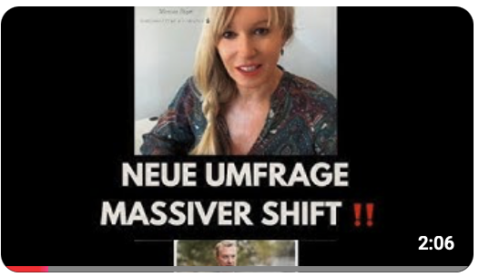 NEUE UMFRAGE – MASSIVER SHIFT 
