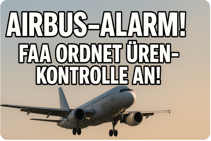 AIRBUS-ALARM! FAA ORDNET TÜREN-KONTROLLE AN – FAST ALLE A320 BETROFFEN!