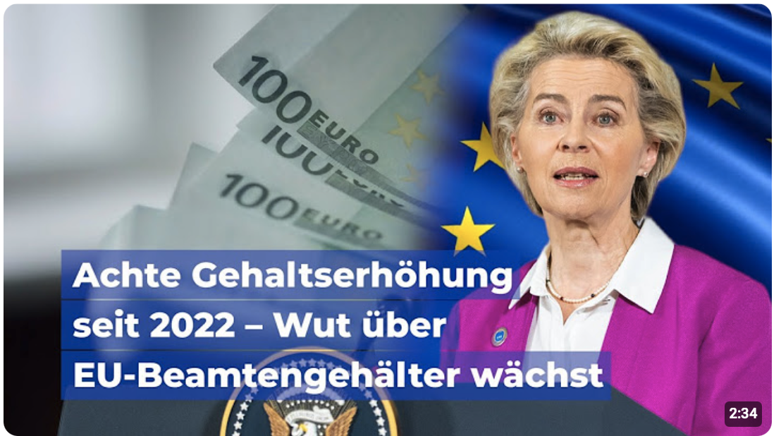 Achte Gehaltserhöhung seit 2022 – Wut über EU-Beamtengehälter wächst