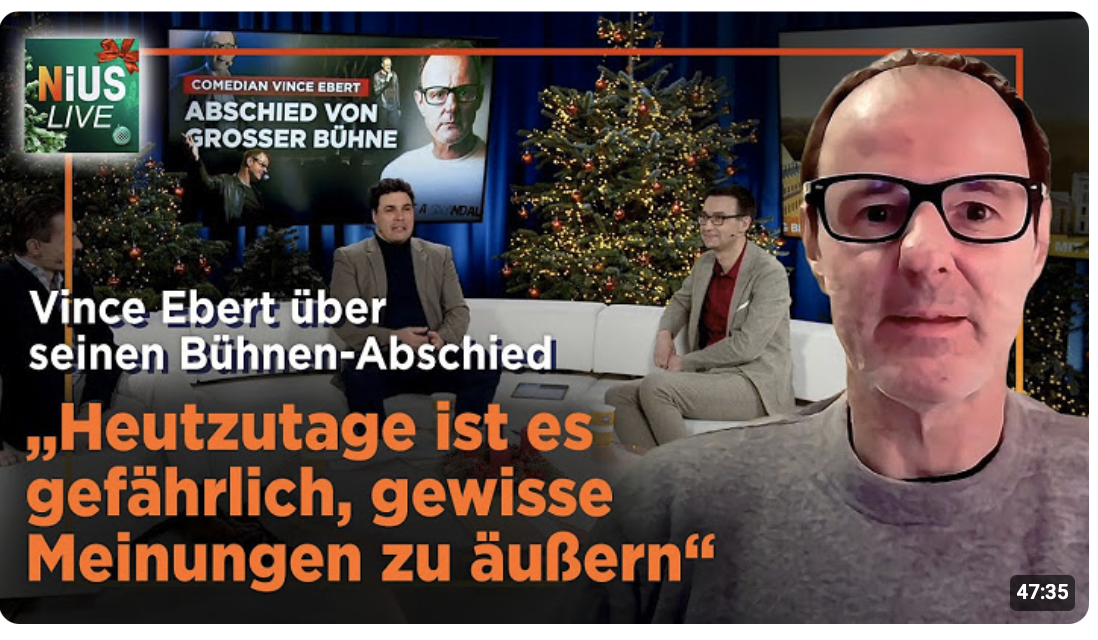 Vince Ebert packt aus: Warum er 2026 wirklich die Bühne verlässt 