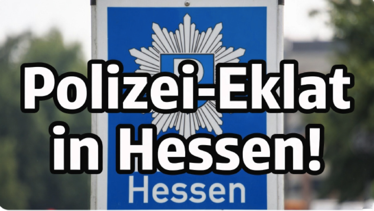 Polizei-Eklat in Hessen! Iraker rastet aus – neun Beamte verletzt