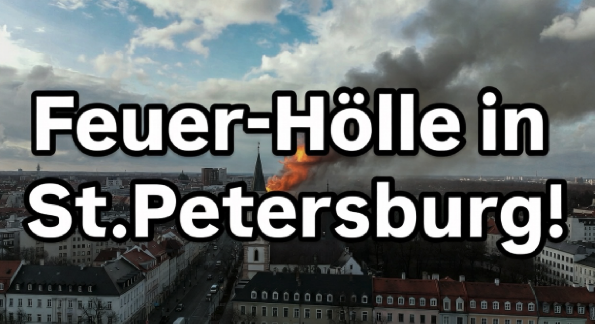 Feuer-Hölle in St. Petersburg! Explosionen erschüttern riesigen Markt