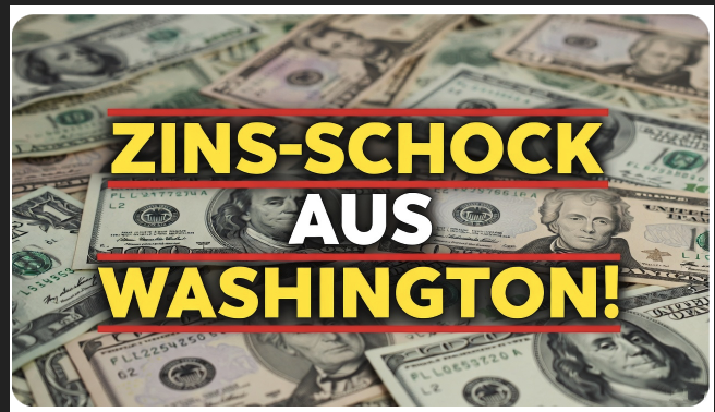 ZINS-SCHOCK AUS WASHINGTON! FED DRÜCKT WIEDER AUF DEN GELDHAHN