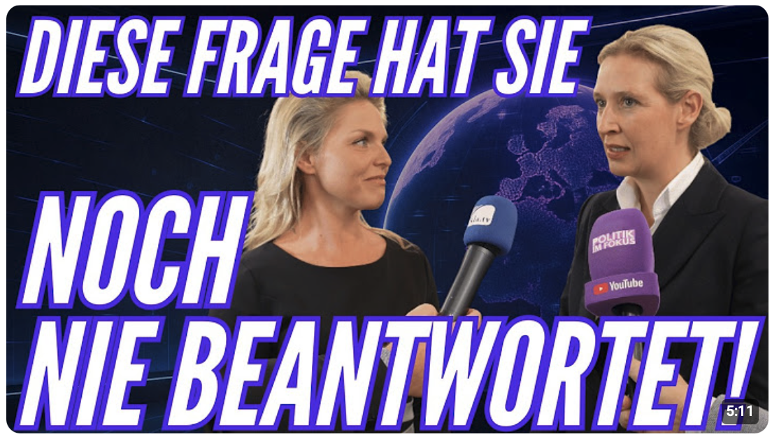 Wie gehen sie damit um Alice Weidel AfD in Prag A-WEF 2025