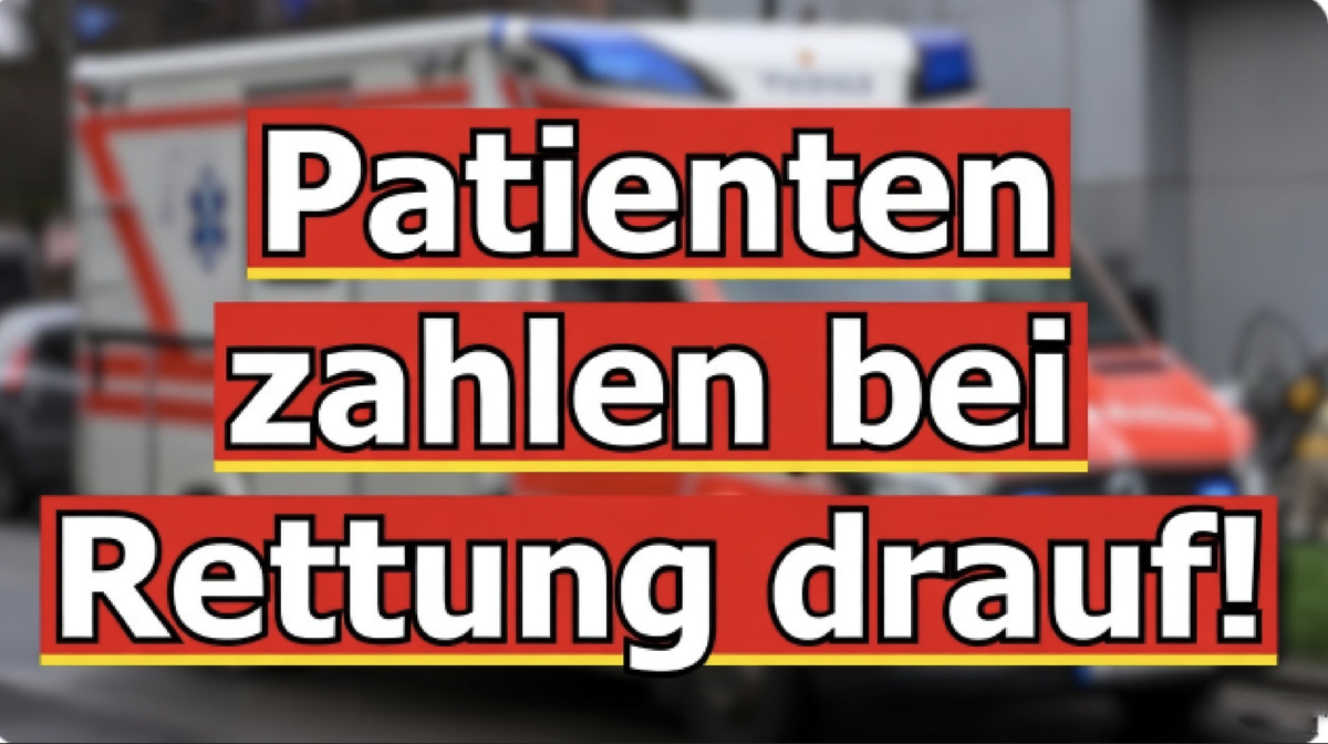 Schock in NRW! Wer den Rettungswagen ruft, muss jetzt selbst blechen – Patienten zahlen drauf!